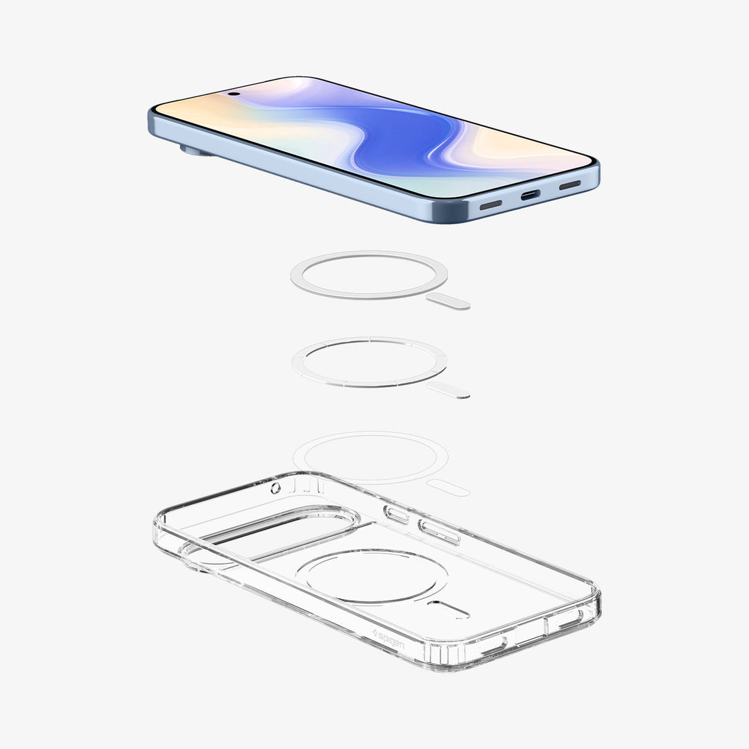 Spigen | Crystal Flex MagFit for Google Pixel 10/10 Pro - Crystal Clear | SGPACS09717