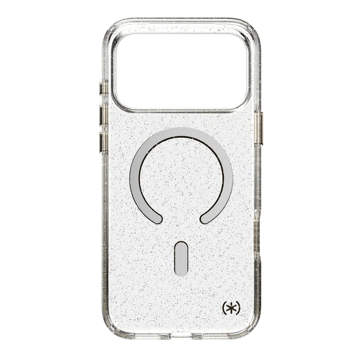 Speck | Presidio Lux Glitter MagSafe iPhone 18 Pro Max Case - Gold Glitter |  151118-9221