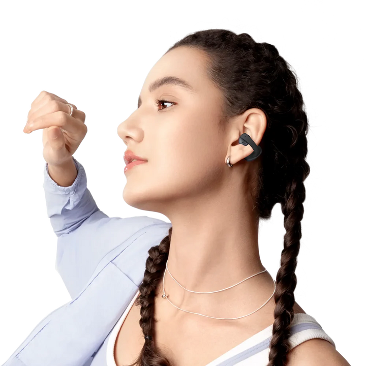 Shokz | OpenDots Air Open-Ear True Wireless Earbuds - Black | E210-ST-BK-CA-326