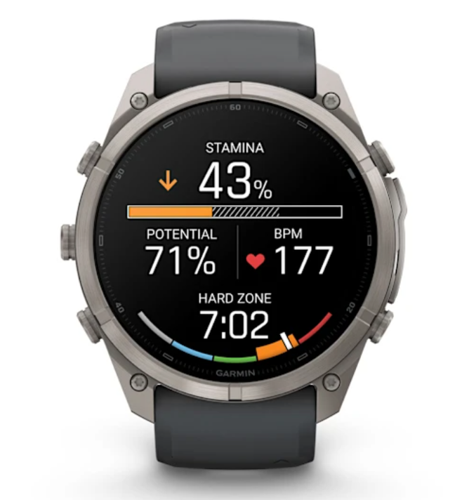 Garmin | fenix 9 Pro – 51 mm with Graphite/Black Silicone Band - Titanium | CE010-04337-25