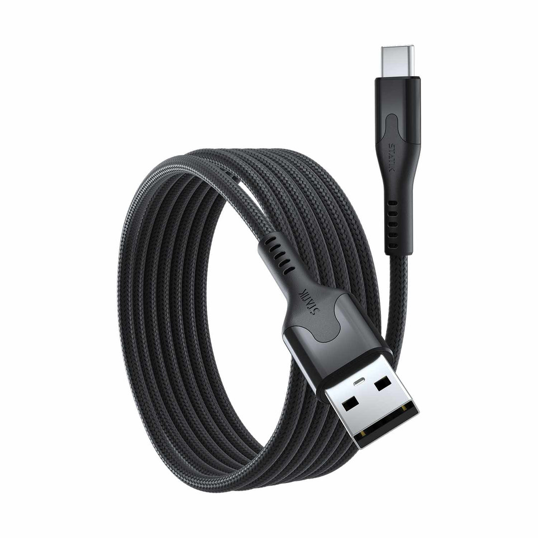Statik | MagStack Charge/Sync Cable USB-A to USB-C 4ft - Black | PUP04703FTACCA