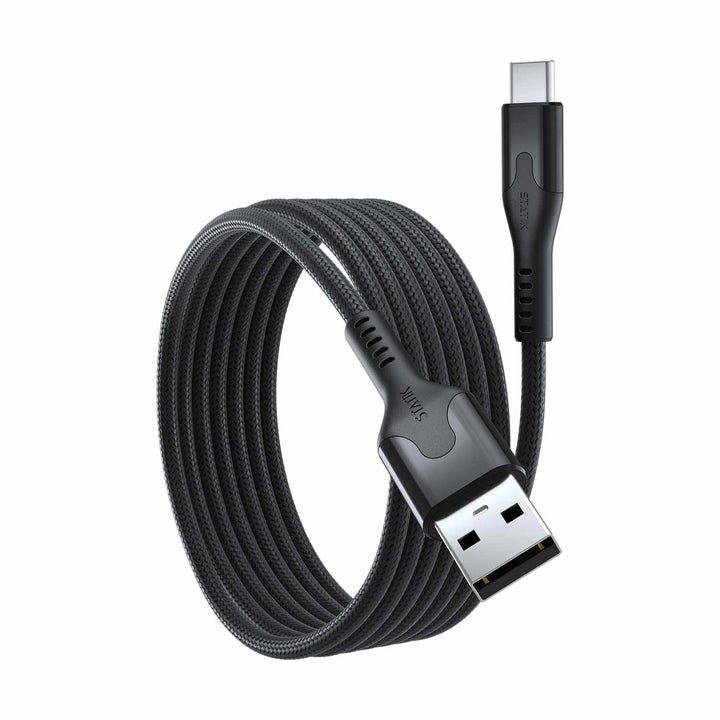 Statik | MagStack Charge/Sync Cable USB-A to USB-C 4ft - Black | PUP04703FTACCA