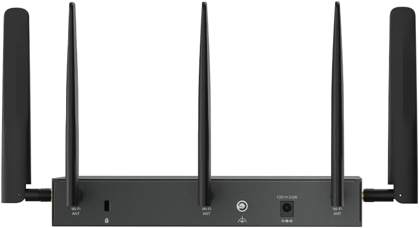 TP-LINK | Omada 4G+ Cat6 AX3000 Gigabit VPN Router PORT: 1 Gigabit SFP | ER706W-4G