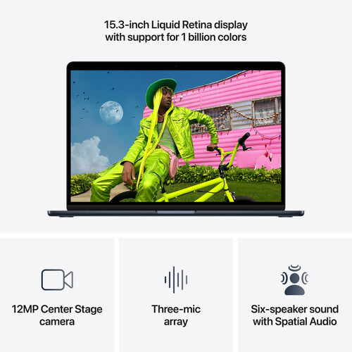 Apple | MacBook Air 15" Apple M5 chip 16GB / 512GB / SSD English - Midnight | MDVH4LL/A