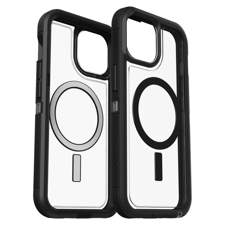 Otterbox | Defender Pro XT Clear w/ MagSafe Series Case iPhone 16e /15 /14 /13 - Black - Dark Side | 77-98196