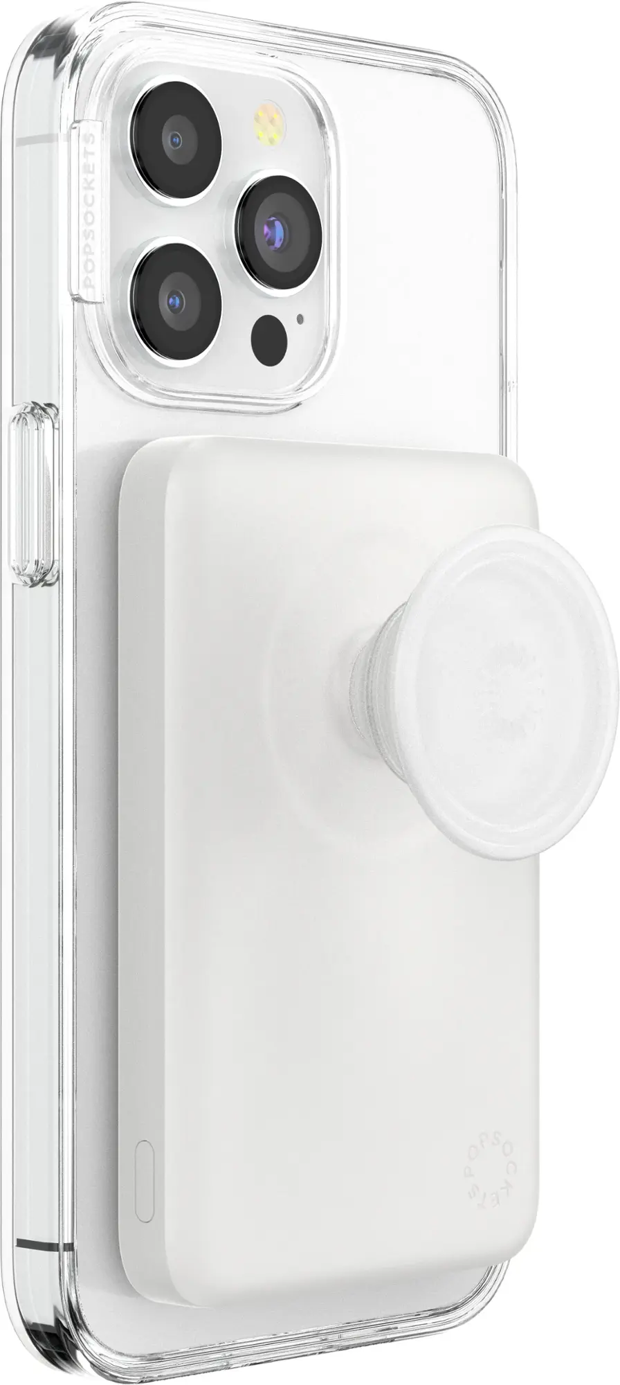PopSockets | MagSafe Power Pack Charger 5000 mAh - White/Clear | 109-1599