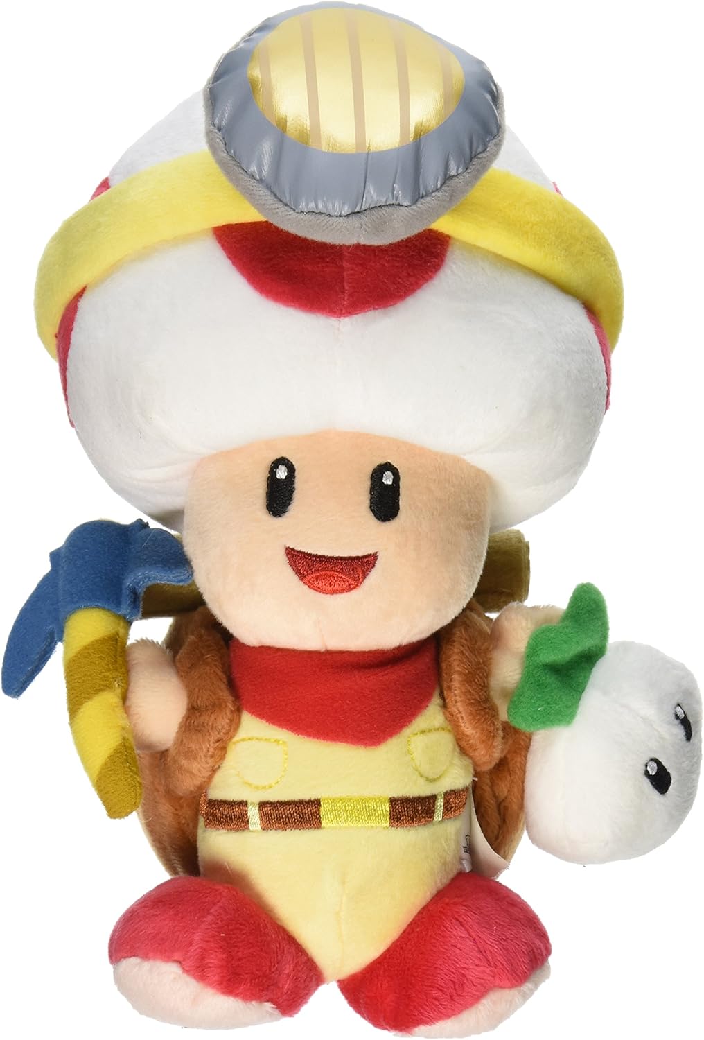 Little Buddy | Super Mario Bros. Captain Toad Standing Pose Stuffed Plush, 9" | PL-NIN-9-STCAPTOAD