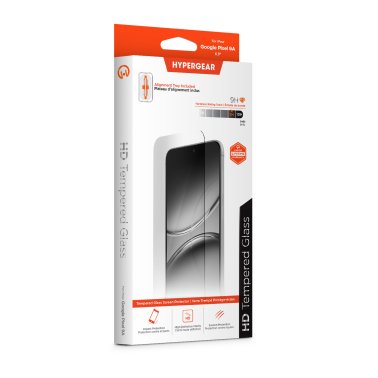 HyperGear | Tempered Glass Screen Protector Google Pixel 9a w/Dust-Free Install Tray | 16274