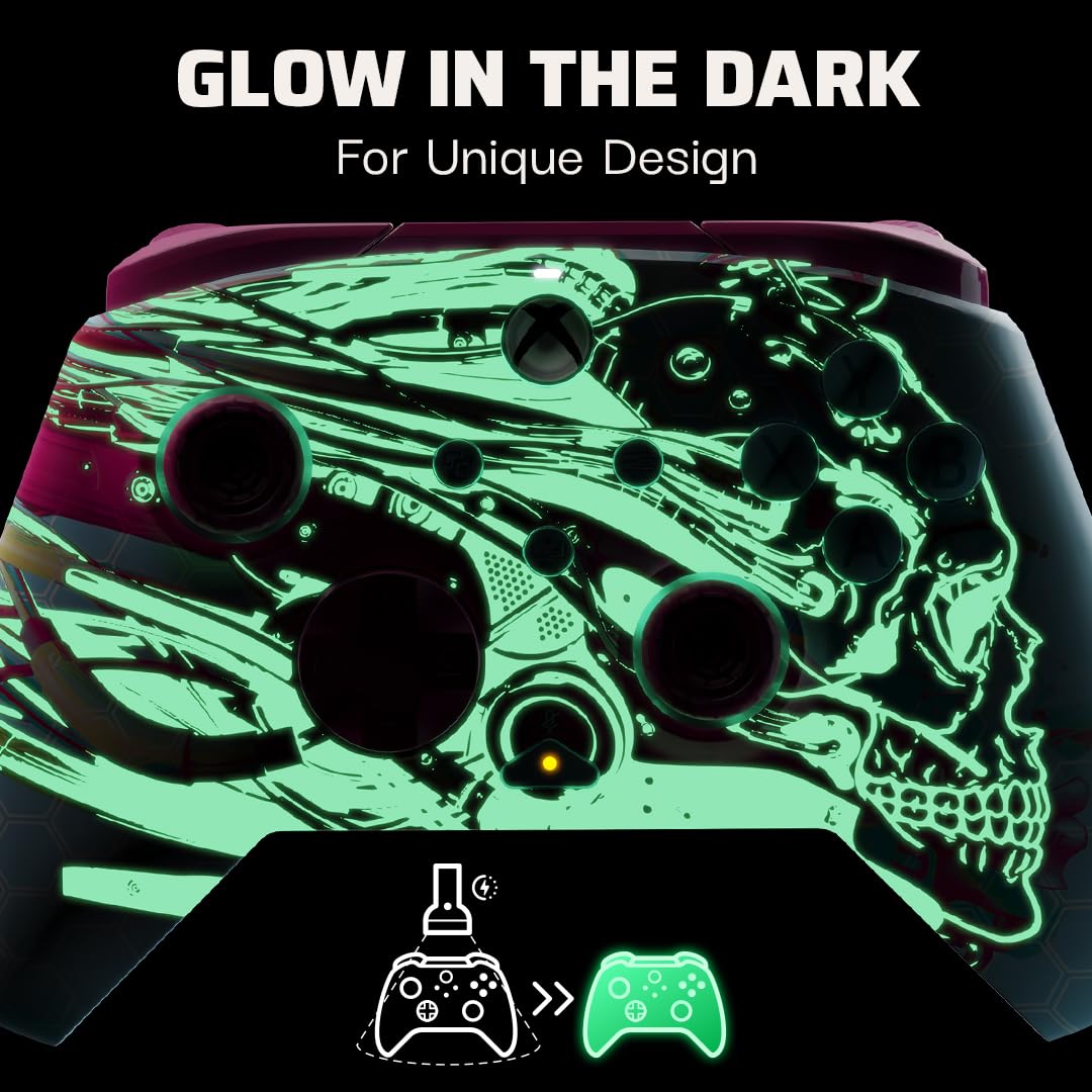 PDP | Rematch GLOW Wired Controller for Xbox (Android Dreams) | 708056072629