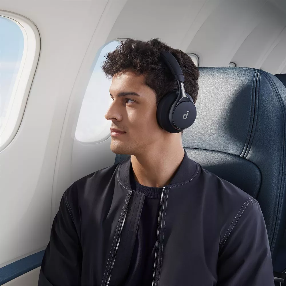 Soundcore by Anker | Space One Over-Ear Sound Isolating Bluetooth Headphones - Black | A3035Z115