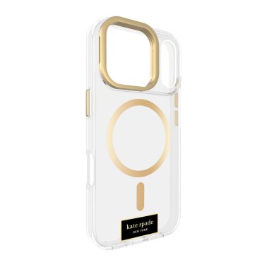 Kate Spade | Protective MagSafe w/Stand iPhone 17 Pro Case - Icon Clear | KS057326
