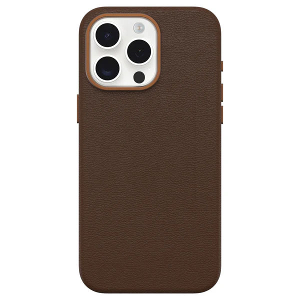 Otterbox | Symmetry Cactus Leather w/MagSafe case iPhone 15 Pro Max - Brown (Rich Adobe) | 15-12628