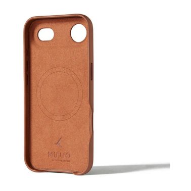 Mujjo | Full Leather w/MagSafe iPhone 17 Air Case - Tan | MUJJO-CL-065-TN
