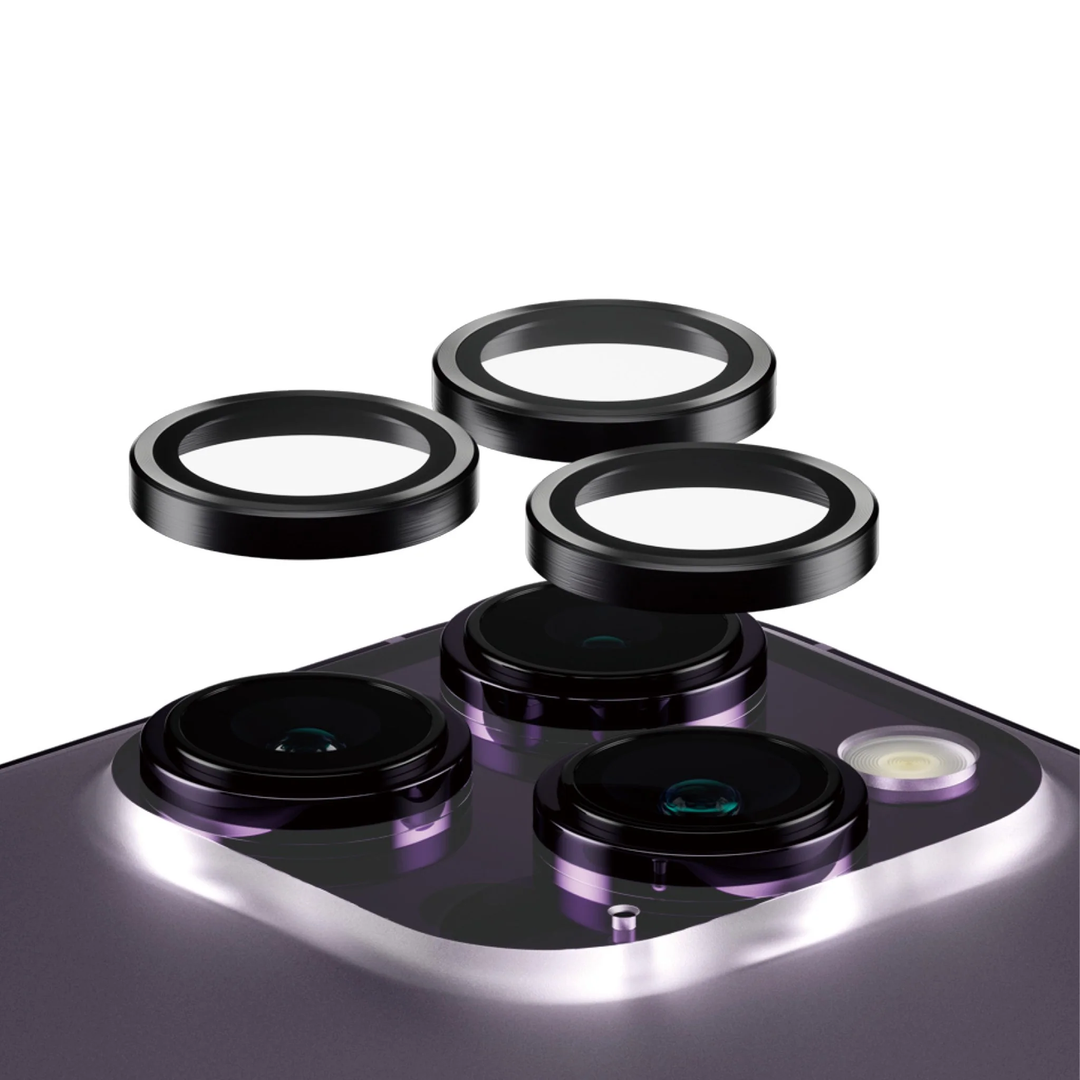 //// PanzerGlass | Camera Lens Protector Hoops for iPhone 14 Pro/14 Pro Max - Black | PG-1141