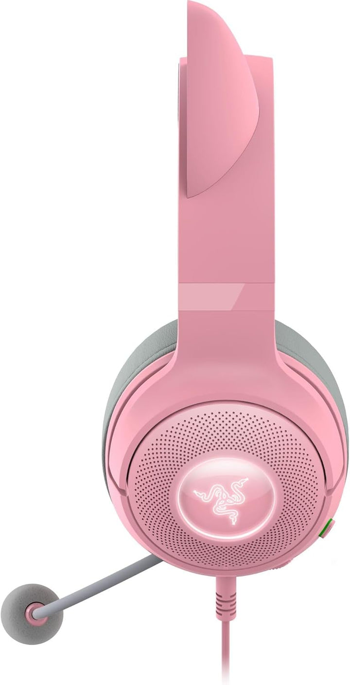 Razer Renewed | Kraken Kitty V2 USB Headset - Quartz Pink | RZ04-04730200-R3UR | 60 DAYS WARRANTY