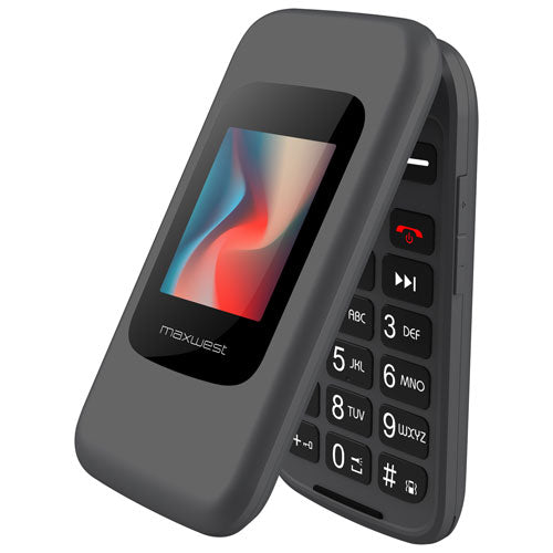 Maxwest | Vice 4G Flip Phone - Black | Vice 4G