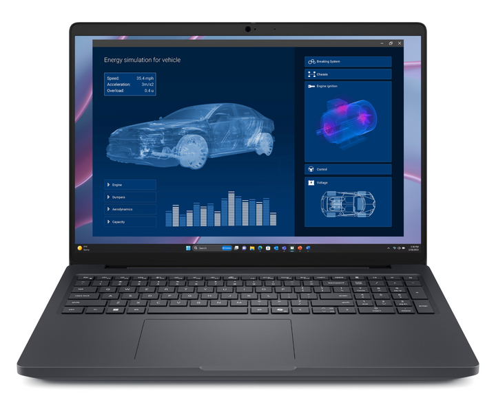 Dell | 16 Pro Max Workstation Laptop QHD+ IR Ultra 7 265H 32GB DDR5 512GB PRO 1000 8GB 3YR Prosupport