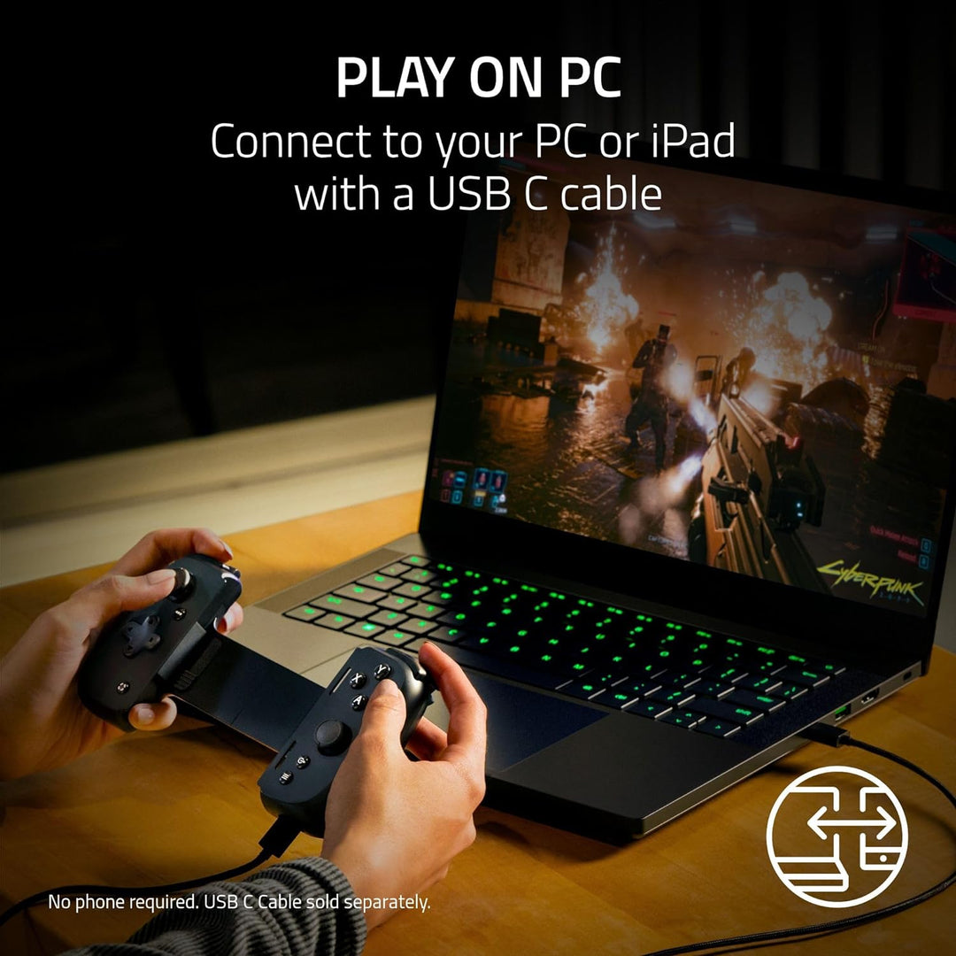 Razer Renewed | Kishi V2 Controller for USB-C | RZ06-05110100-R3UR | 60 DAYS WARRANTY