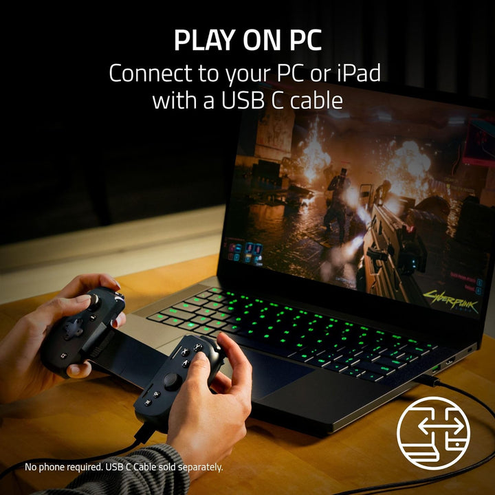 Razer Renewed | Kishi V2 Controller for USB-C | RZ06-05110100-R3UR | 60 DAYS WARRANTY