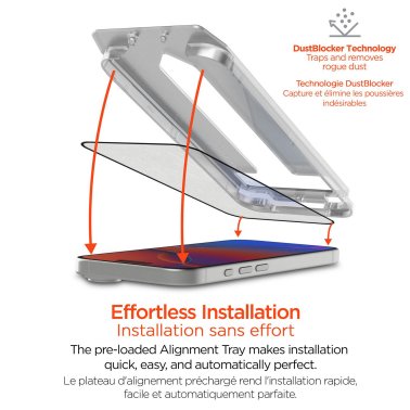 HyperGear | Tempered Glass Screen Protector iPhone Duo w/Dust-Free Install Tray | 16680