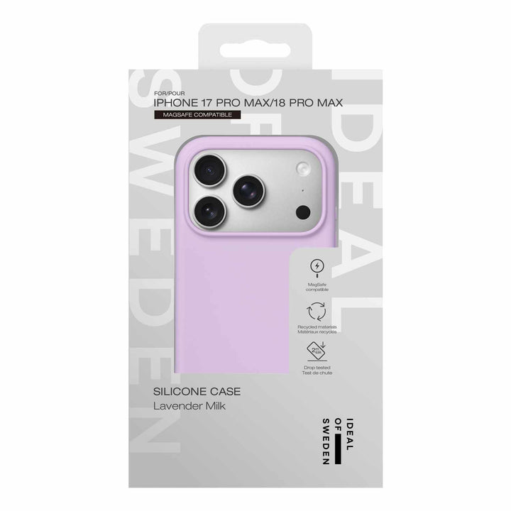 Ideal of Sweden | Silicone MagSafe Case iPhone 18 Pro Max /17 Pro Max -  Lavender Milk | IDSICMSI2667P609