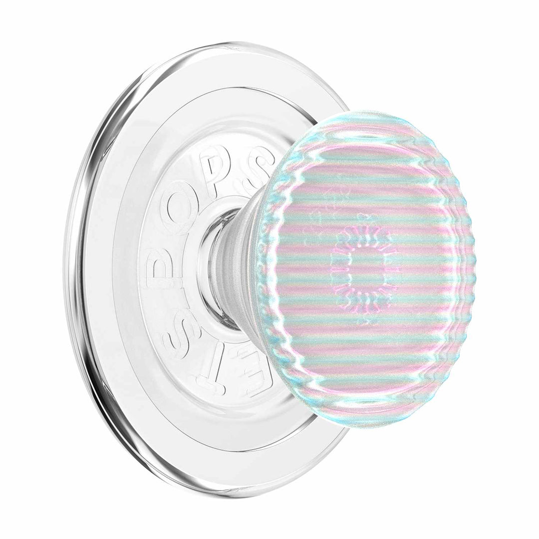 //// Popsockets | PopGrip for MagSafe Round with Adapter Ring Fluted Opalescent | 123-0551