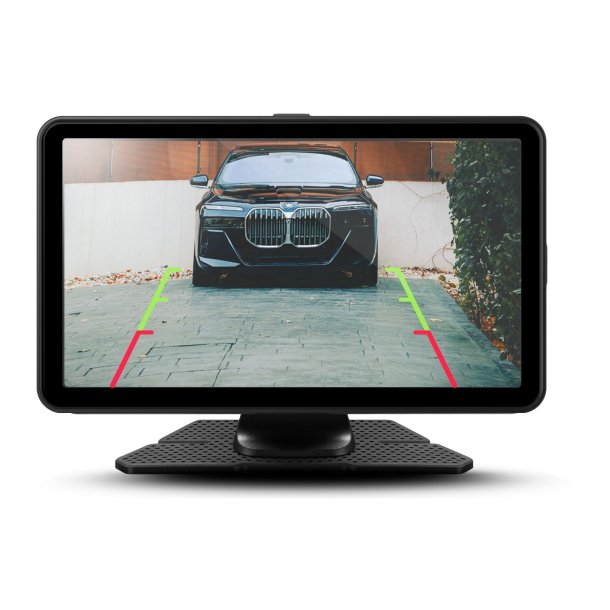 myGEKOgear | Orbit C110 7in. Display for Apple CarPlay Android Auto with Dual Dash Cam, Back Up Camera - Black | 15-12812