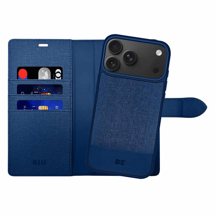 Blu Element | Folio 2-in-1 Case iPhone 18 Pro /17 Pro - Lazuli Blue | BEF218PT