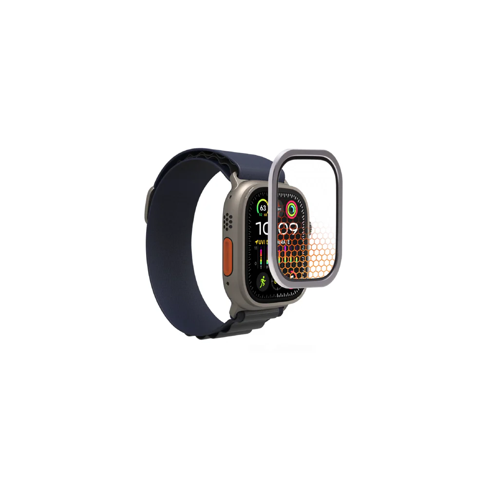 ZAGG | InvisibleShield Glass XTR4 for Apple Watch 49mm Ultra 3/2/1 - Titanium | 200116715