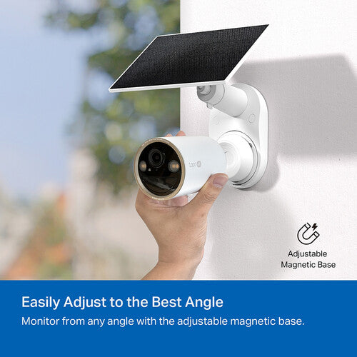 TP-Link | Tapo C460 UHD 4K Solar Powered Security Camera Kit - White | TAPO C460 KIT