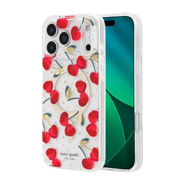 Kate Spade | Protective MagSafe iPhone 18 Pro/17 Pro - Cherry Dot | KS061136