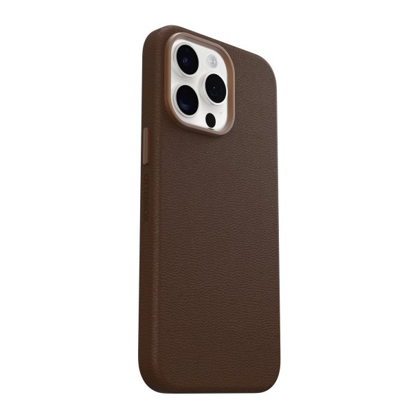 Otterbox | Symmetry Cactus Leather w/MagSafe case iPhone 15 Pro Max - Brown (Rich Adobe) | 15-12628