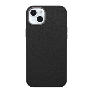 Otterbox | Symmetry Cactus Leather w/MagSafe case  iPhone 15 Plus - Black (Noir Ash) | 15-12622