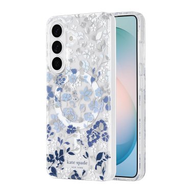 Kate Spade | Protective w/Magnet Case Samsung Galaxy S26 - Flowerbed Blue | KS059878