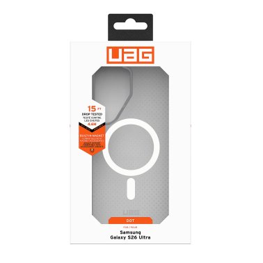 UAG | Dot w/Magnet Case Samsung Galaxy S26 Ultra - True Clear Ice/Ash | 214547114331