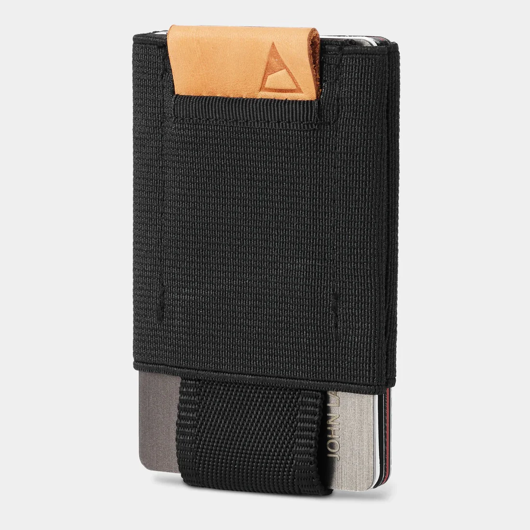 Nomatic | Wallet With Leather Tab  - Black | 2832WBLK