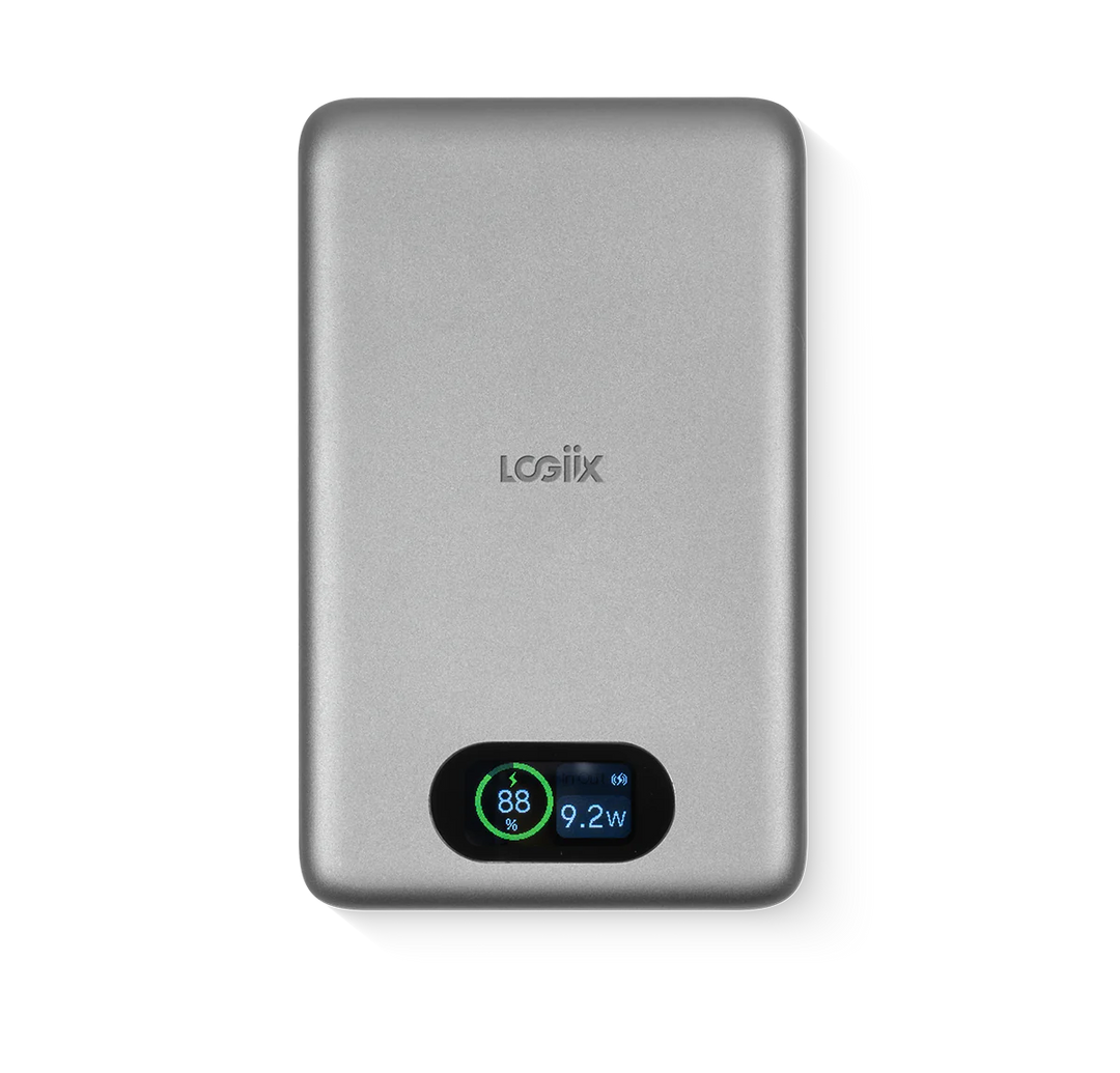 LOGiiX | Piston Power 10000 mAh Pro LED 15W - Graphite Grey | LGX-13925
