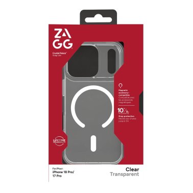ZAGG | Graphene Crystal Palace Snap Lite Case iPhone 18 Pro / 17 Pro - Clear | 702322287
