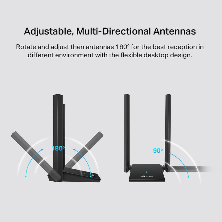 TP-Link | High Gain Dual Band WI-FI 6.0 USB Adapter AX1800  | ARCHER TX20U PLUS