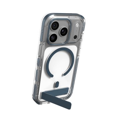 ZAGG | Graphene Santa Cruz Snap iPhone 18 Pro/17 Pro Kickstand Metallic Case - Blue Shimmer | 702322323