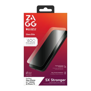 ZAGG | InvisibleShield Glass Elite Anti-Glare for iPhone 16 /15 - Clear | IS-200114862