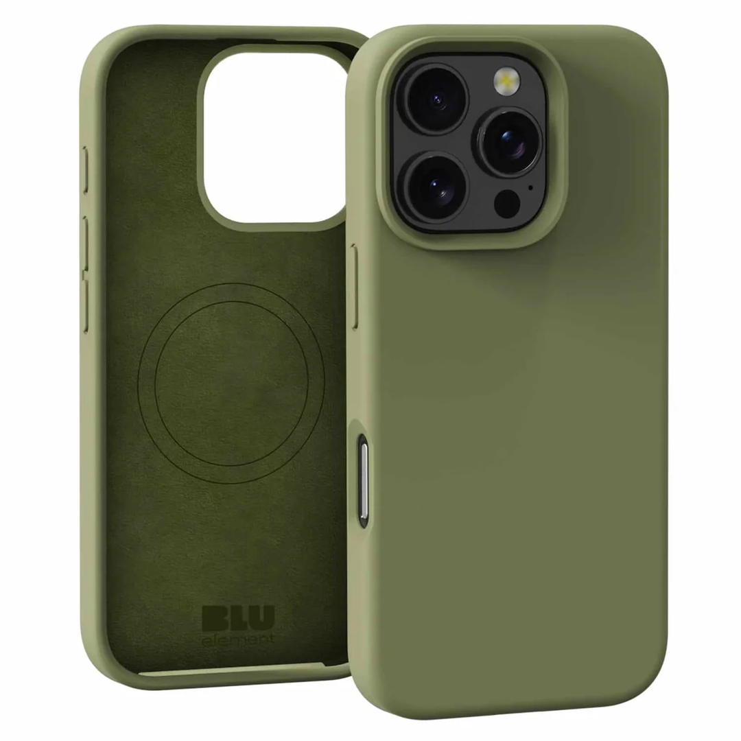 Blu Element | Silicone w/MagSafe iPhone 16 Pro Max - Olive | 120-8638