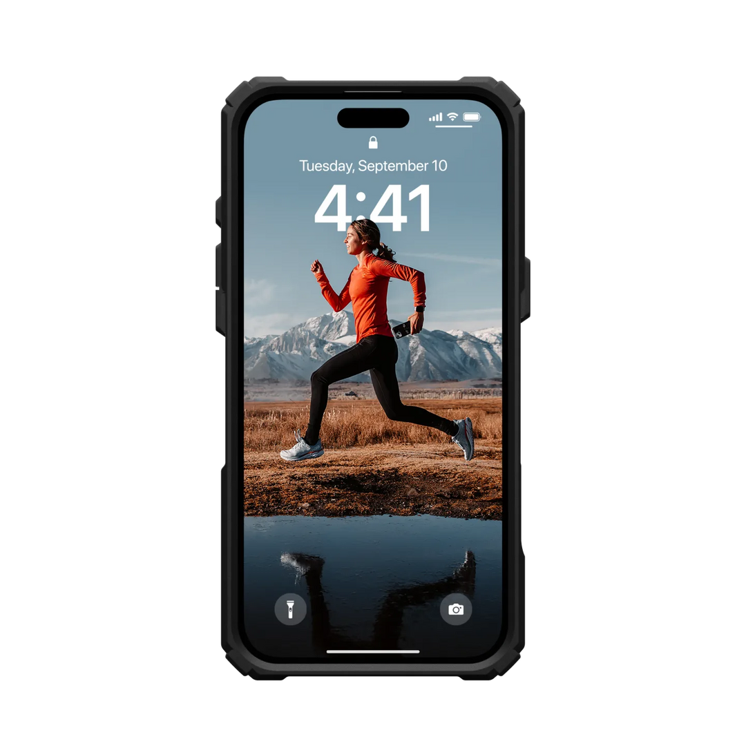 UAG | Plasma XTE MagSafe Rugged Case iPhone 16 Plus - Black /Orange | 120-8680