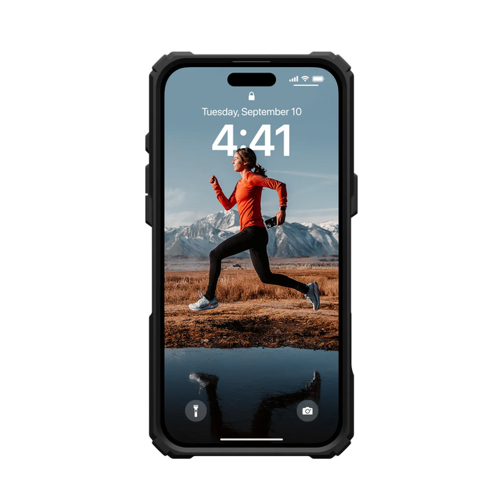 UAG | Plasma XTE MagSafe Rugged Case iPhone 16 Plus - Black /Orange | 120-8680