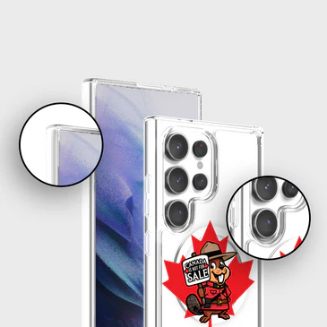 Caseco | Mountie Case Canada Is Not For Sale Samsung S24 Ultra - Clear | Z24C3-BA