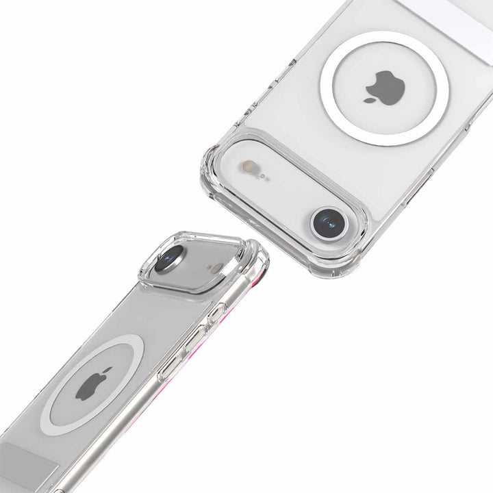 Blu Element | DropZone Rugged MagSafe iPhone 17 Air Case w/Kickstand - Clear | BEDZMG17K2