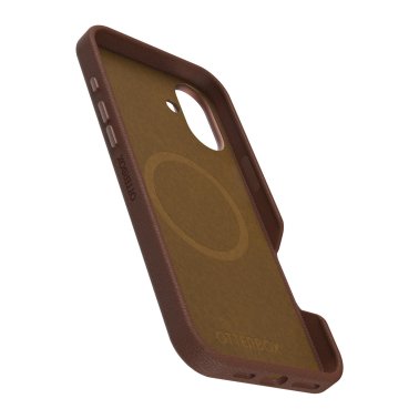 OtterBox | Symmetry Cactus Leather w/MagSafe Case iPhone 16 Plus - Brown Rich Adobe | 77-96287