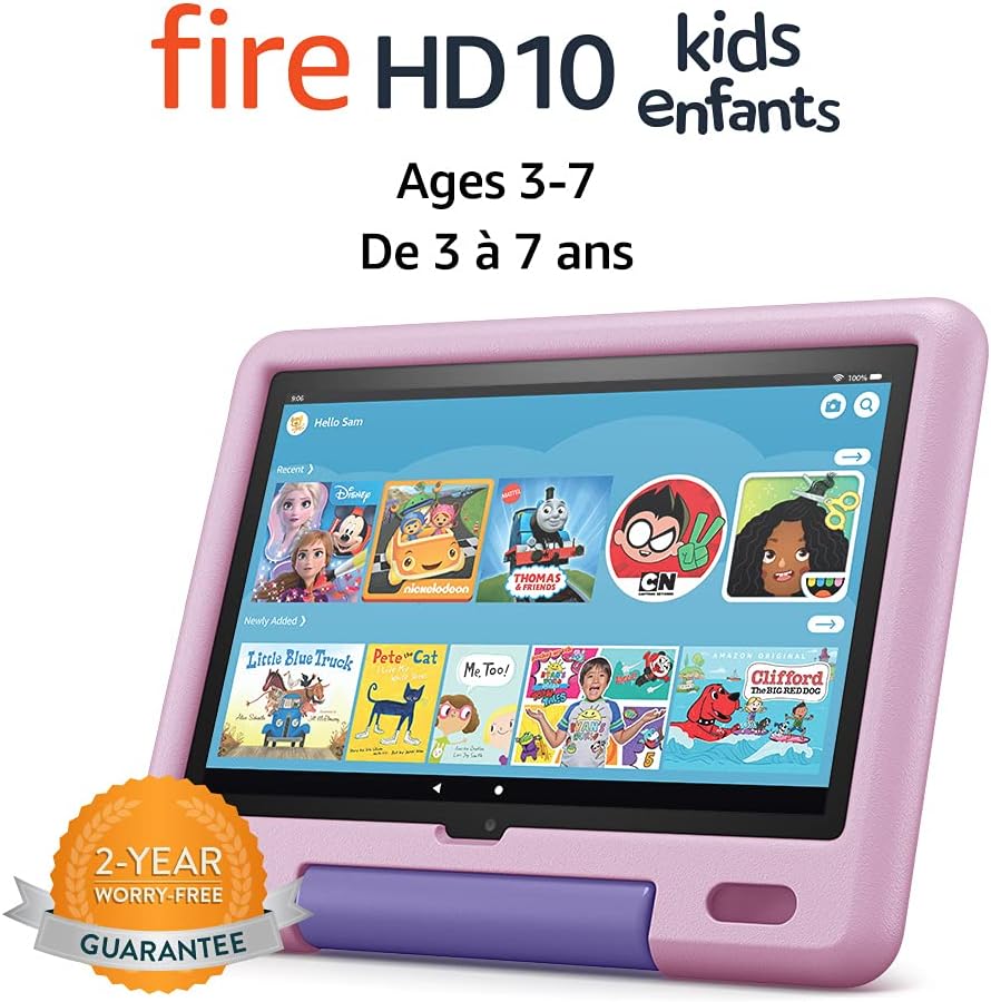//// Amazon | Fire HD 10 Kids Tab / 1080P / 32Gb - Lavander | B08F67GC3Z
