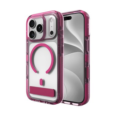 ZAGG | Graphene Santa Cruz Snap iPhone 18 Pro/17 Pro Kickstand Case - Raspberry Pink | 702322313