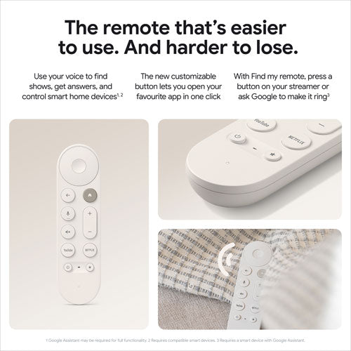 Google | TV Streamer (4K) - Porcelain | GRS6B